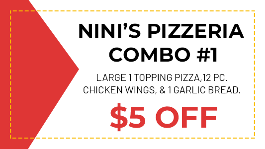 Nini's Pizzeria Combo #1